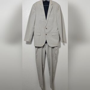 J.Crew Ludlow Jacket 40L Gray Cotton Blazer Suit Jacket Tailored Fit
